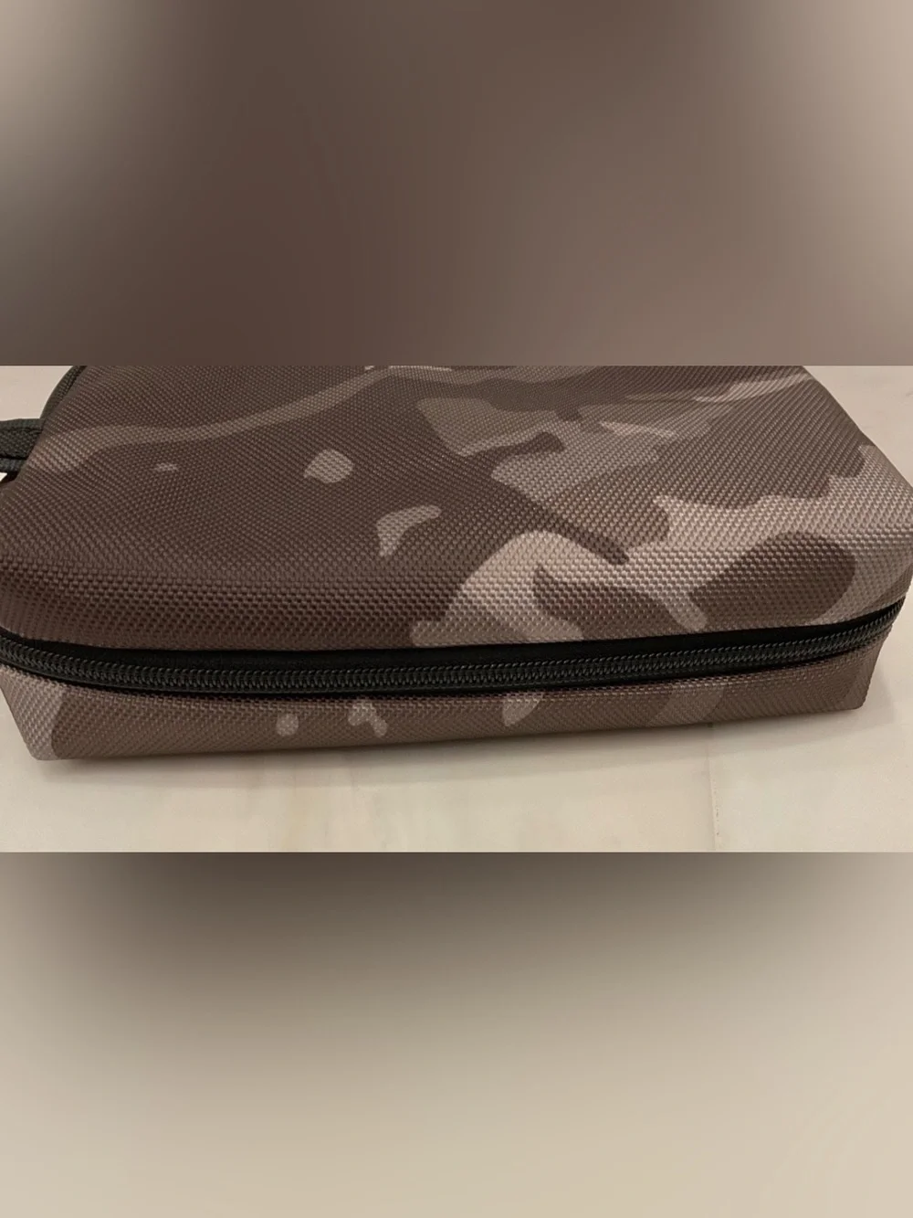 NEW TUMI Ballistic Nylon Zippered MEDIUM KIT Pouch Cosmetic Bag - CITY CAMO
